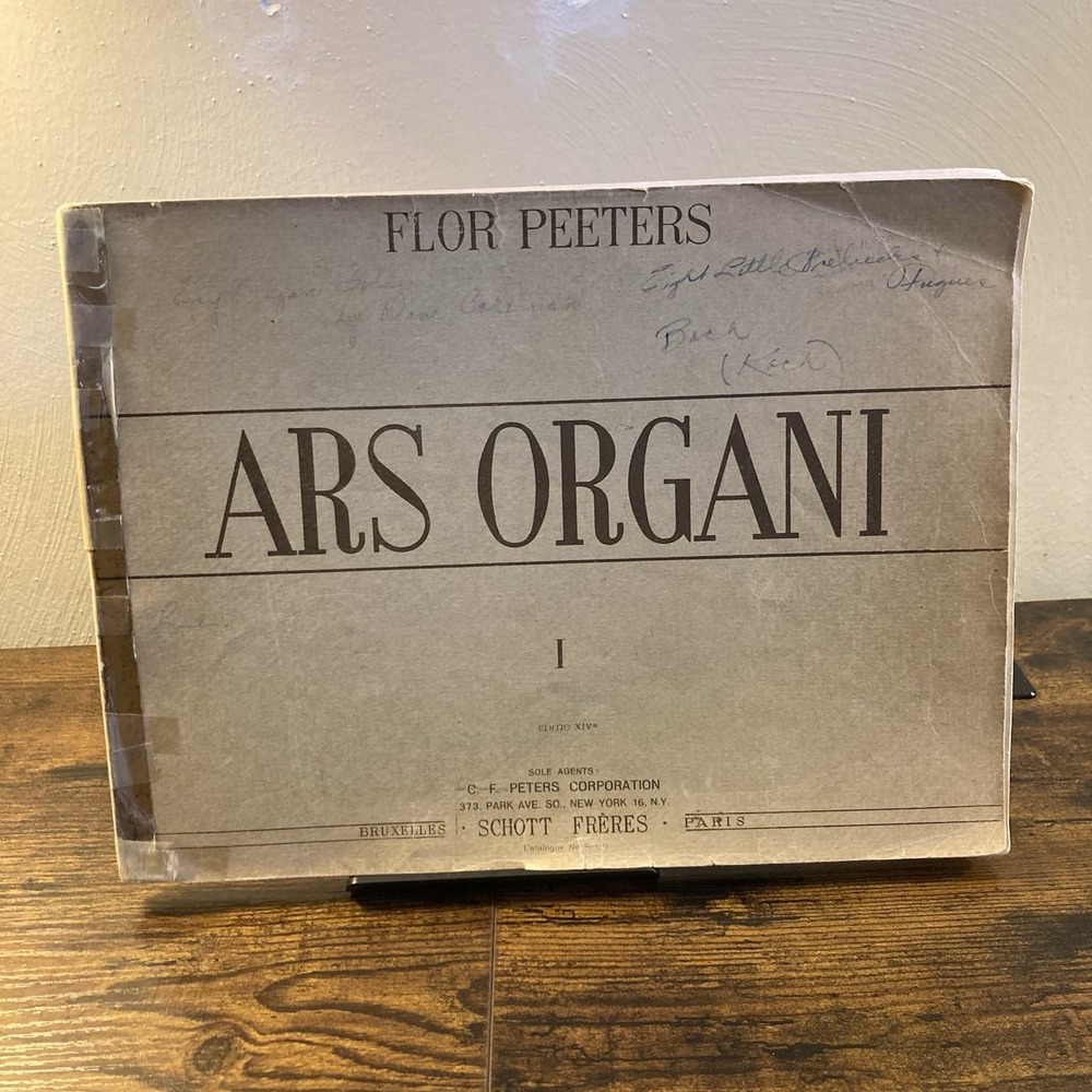 Song Book Ars Organi‎ Volume I Flor Peeters Method Edition XIV